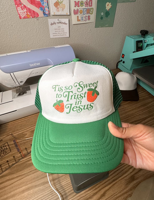 Trust In Jesus Trucker Hat